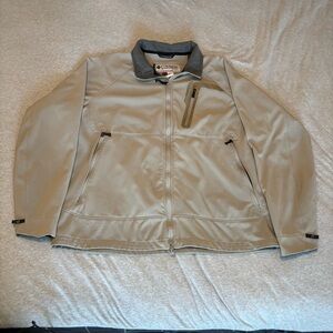 Columbia Titanium Interchange Soft Shell Jacket MensXXL Light Grey Everyday Wear
